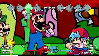 [FNF] Mid-Effort Vs. Mario.EXE (Sonic.EXE Mario Mix) @LuigiChu124