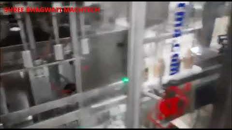 BODY LOTION, SHAMPOO & CREAM FILLING MACHINE WITH CAP PRESSING MACHINE PUCK & DE PUCKING UNIT