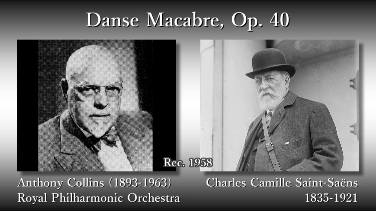 Saint-Saëns: Danse Macabre, Collins & RPO (1958) サン＝サーンス 交響詩「死の舞踏」コリンズ