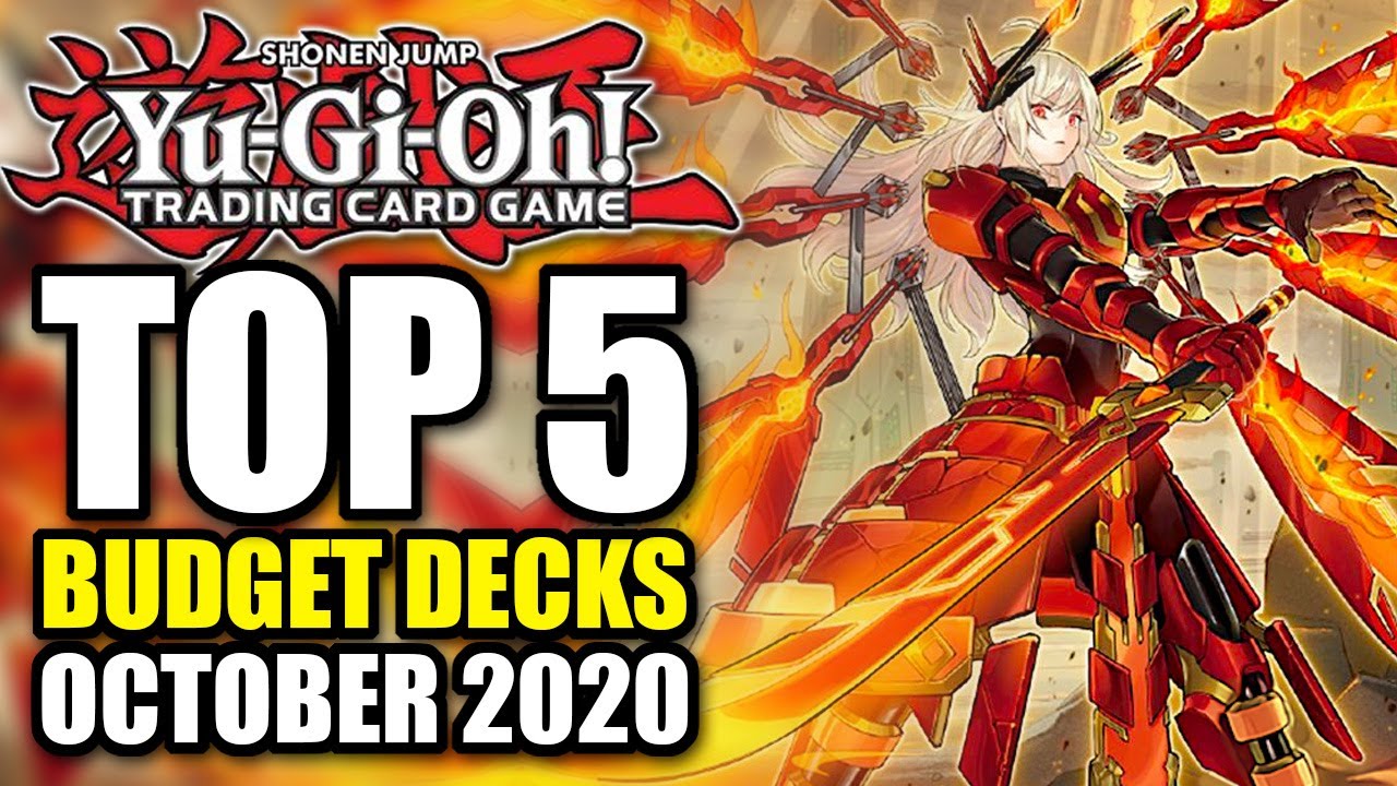YuGiOh! Top 5 Competitive Budget Decks for the October 2020 Format