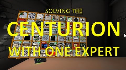 KTaNE - Defusing the Centurion with 1 expert w/ Bianca