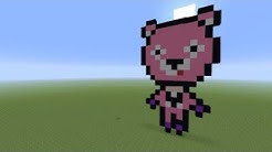 how to build a cuddle team leader skin from fortnite minecraft pixel art duration 9 39 - pixel art fortnite skin