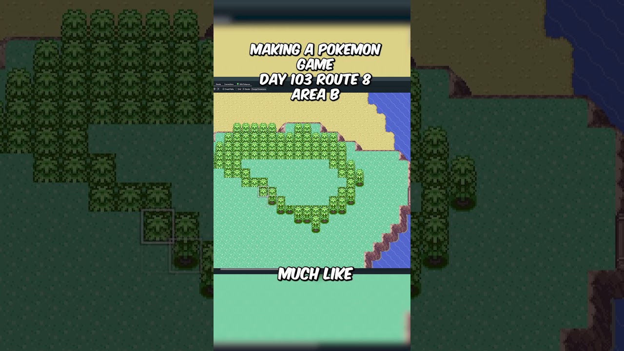 Making a Pokemon Game - Expanding Route 8 - Day 103
