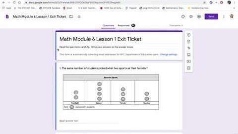 Module 6 Lesson 1 Exit Ticket