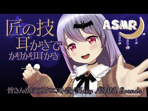 【ASMR】匠の技耳かき、丁寧な綿棒耳かき、耳ふぅ、繭玉梵天 | Many ASMR Sounds #411【 睡眠導入 | 会話 リクエストあり】 video thumb