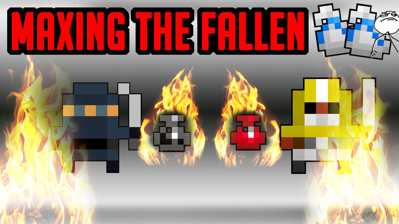 [RotMG] Maxing the Fallen // Def & Vit - YouTube