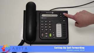 How to Set Up Call Forwarding - Alcatel-Lucent 4018