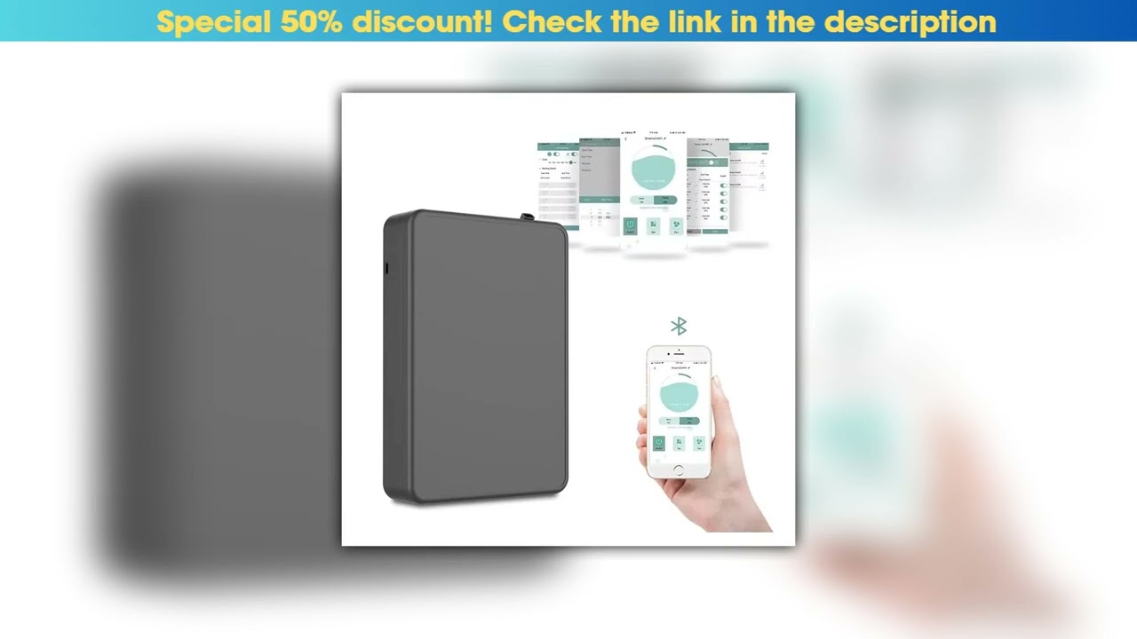 Discount Bluetooth Smart Essential Oil Diffuser Professional Aroma Diffuser 500m³ Wall Mounted Scen