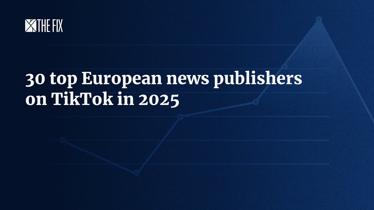 30 leading European news publishers on TikTok in 2024