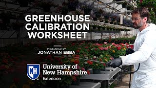 Greenhouse Calibration Worksheet