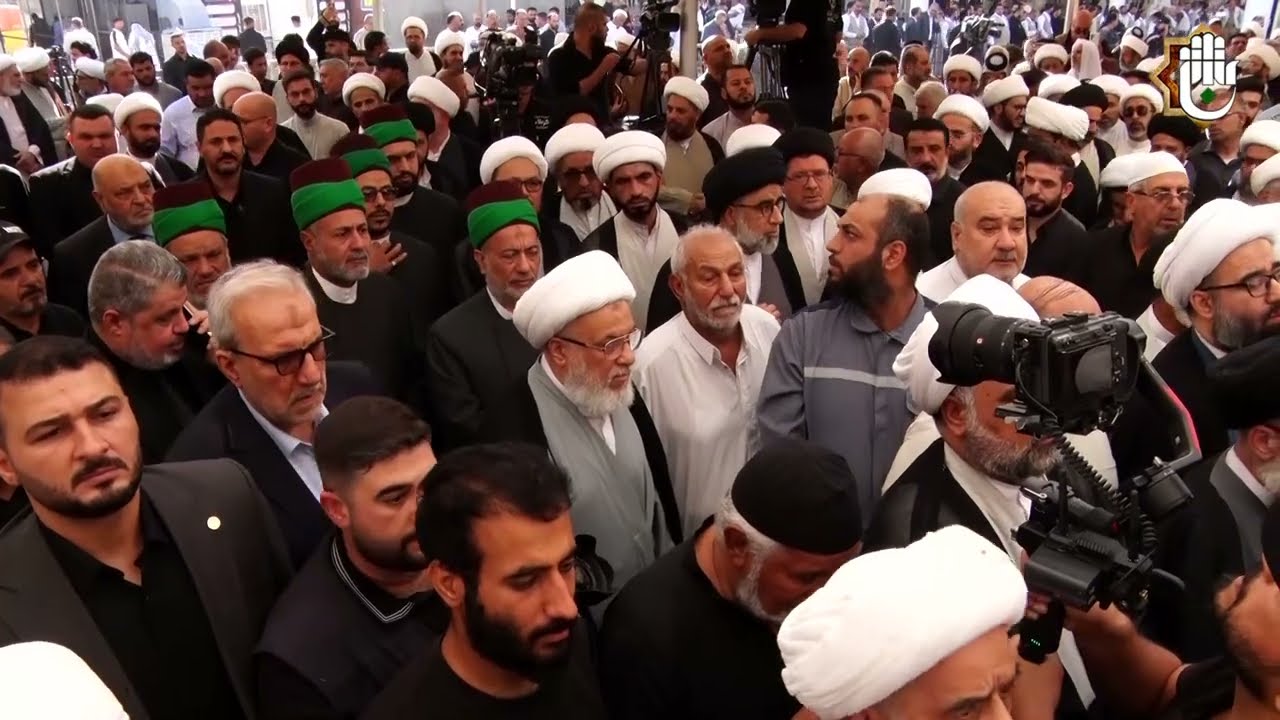 تشييع  العلوية الجليلة عقيلة سماحة المرجع الديني الاعلى السيد علي الحسيني السيستاني (دام ظله)