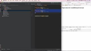 Operatorul conditional ternar JS - tutorial romana