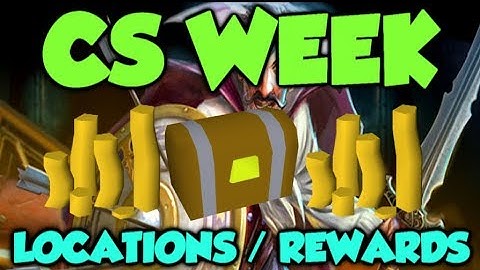 RUNESCAPE - CS WEEK, CLUE LOCATIONS / REWARDS (RS3)