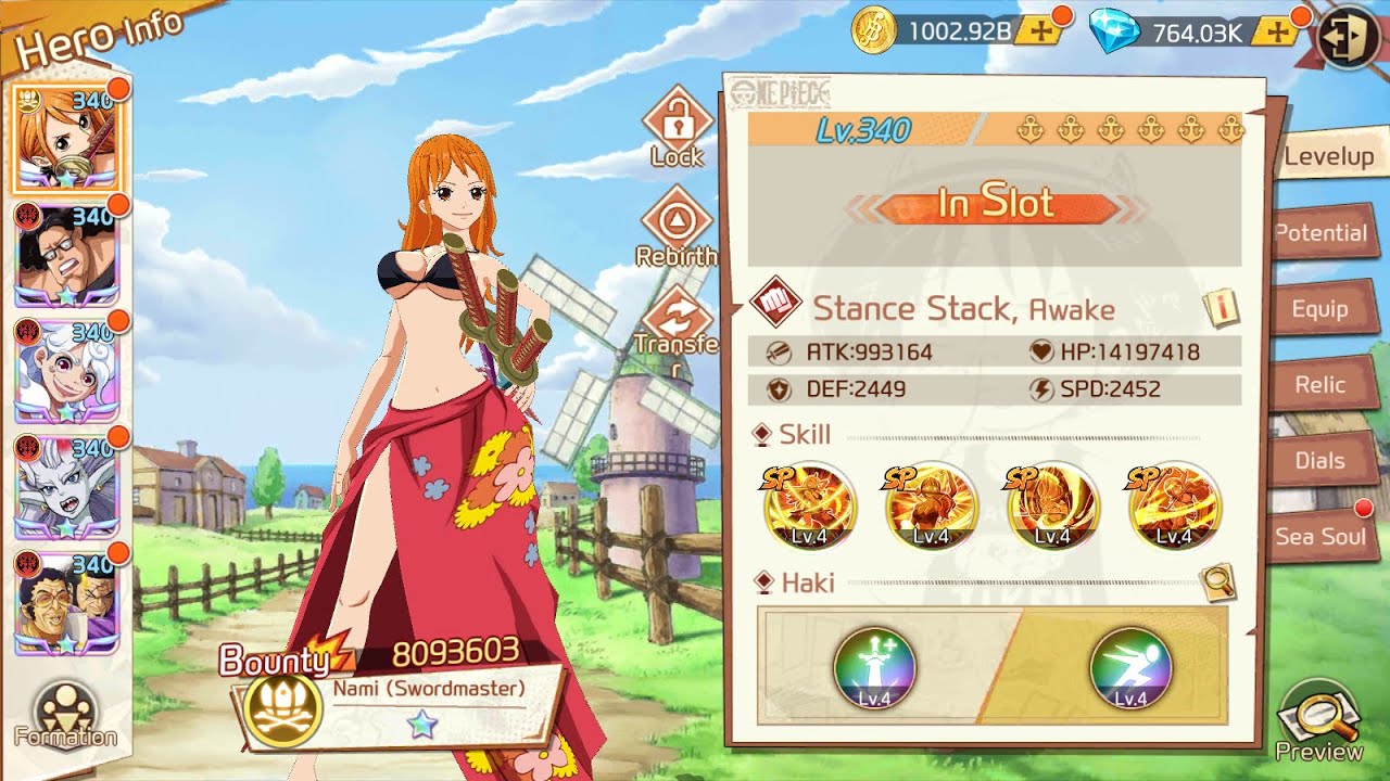 NAMI (SWORDMASTER) | 🔥MAX SP GAMEPLAY🔥 | OP: PIRATE DUEL |