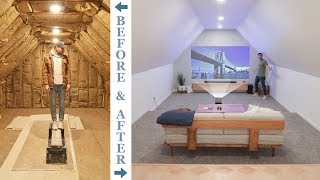 Today on modern builds i'm converting my parent's attic into the
ultimate diy home theater / cinema room! this was something dad has
wanted to do since th...