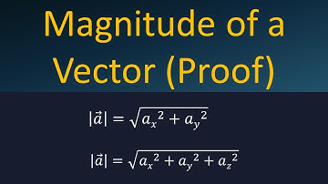 how to find magnitude of a vector || Proof (3D-Geometry)