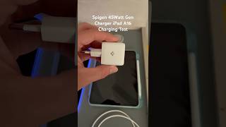 Spigen 45W Charger Ipad A16 11. Charging Time