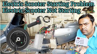 Electric scooter starting problem electric scooter not starting