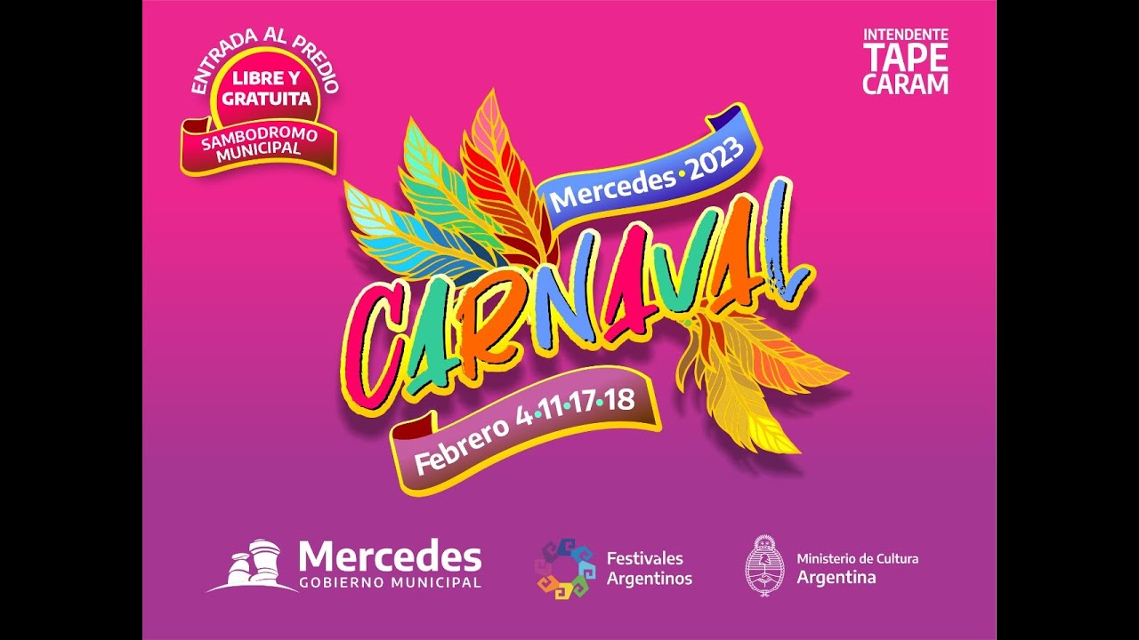 2da noche carnavales mercedeños