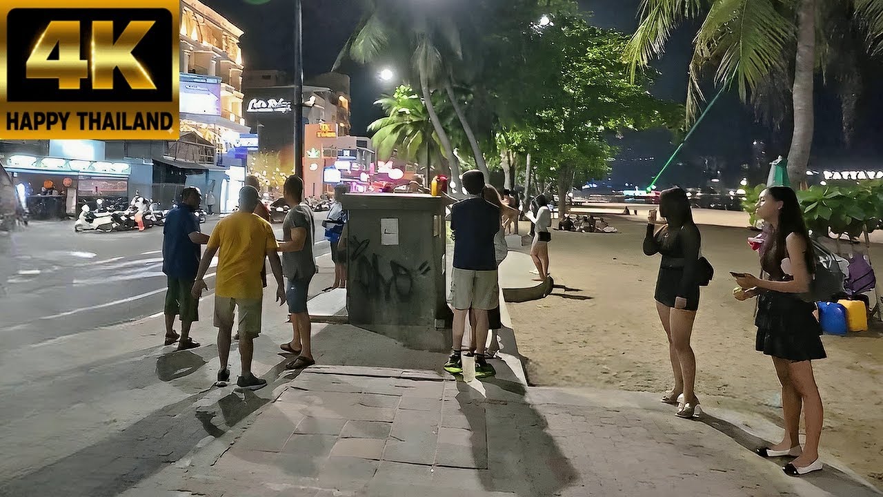 4K ► Beach road ● Pattaya ● March 2025 ● 01