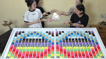 😂 Two Players Chaos in Color Ball Sorting | Satisfying ASMR Puzzle Showdown