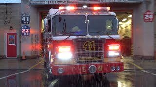 Philadelphia Fire Department Engine 41 Responding 