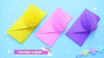 Envelope origami | Easy Origami Envelope Tutorial - DIY - Paper Kawaii