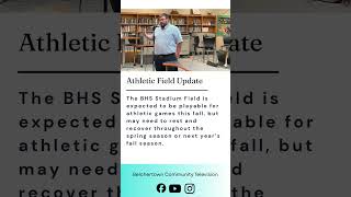 BHS Field Update - School Committee Highlights - August 5, 2026
