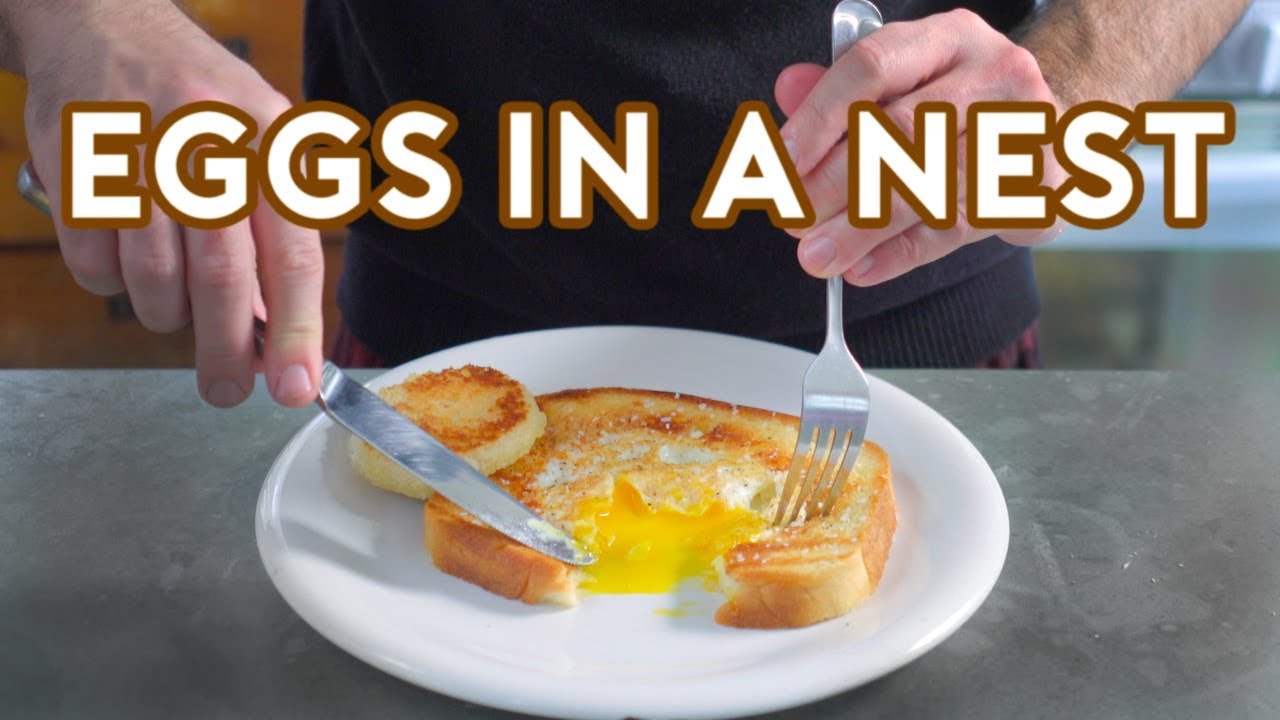 Garlic Bread Eggs in a Nest - Family Fun Journal