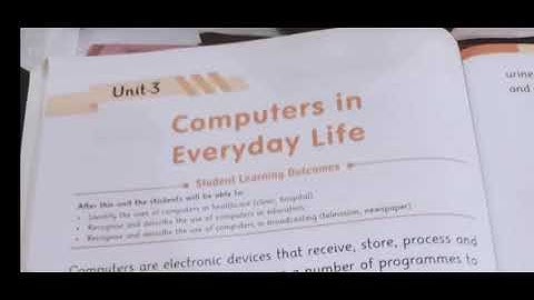 Afaq iqbal series new course computer grade 3 page 16 ||uses of computer in everyday life unit 3