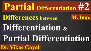 Partial Differentiation #2 in Hindi (M.Imp) | Multivariable Calculus | Engineering Mathematics