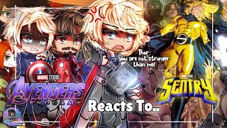 Avengers Endgame Encore Reacts To Sentry | Thunderbolts Marvel | GLMM / GCMM | Gacha Club Mini Movie