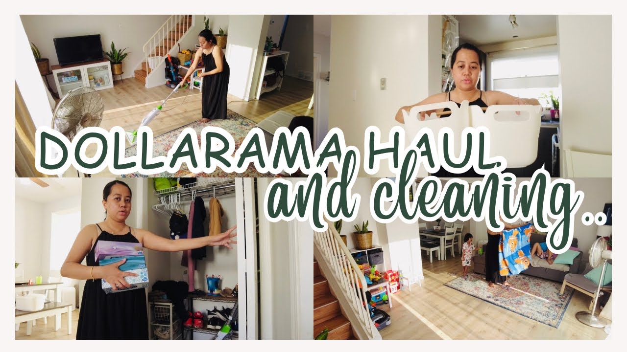 NIGHT TIME CLEANING DOLLARAMA HAUL LIFE IN CANADA🇨🇦 DYAN GARCES