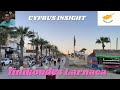 Finikoudes Larnaca Cyprus Stroll Along the Sea front and Restaurants.