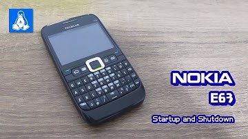 Nokia E63 • Startup and Shutdown