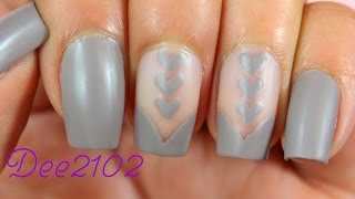 Neutral Valentine's Day Nails | Dee2102