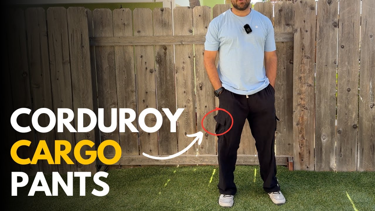 XYXYING Corduroy Cargo Pants Review: Comfort & Style! - YouTube