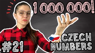 #21 | Learn CZECH numbers 101 ➤ 1,000,000