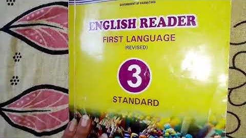 ENGLISH 3rd Std lesson 4 (2nd Semester)