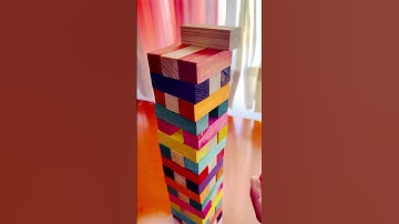 Unboxing Giant Wooden Colorful JENGA !! Let