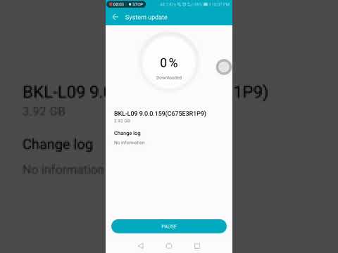 Emui 9 , official OTA Honor view 10
