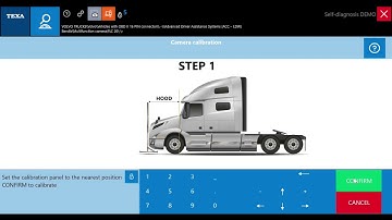 TEXA IDC5 TRUCK - VOLVO ADAS CALIBRATION