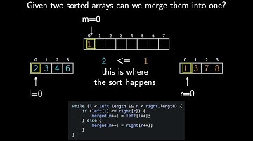 Merge Sort Part 1: Merging