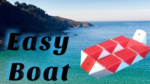 How to make boat with snake cube