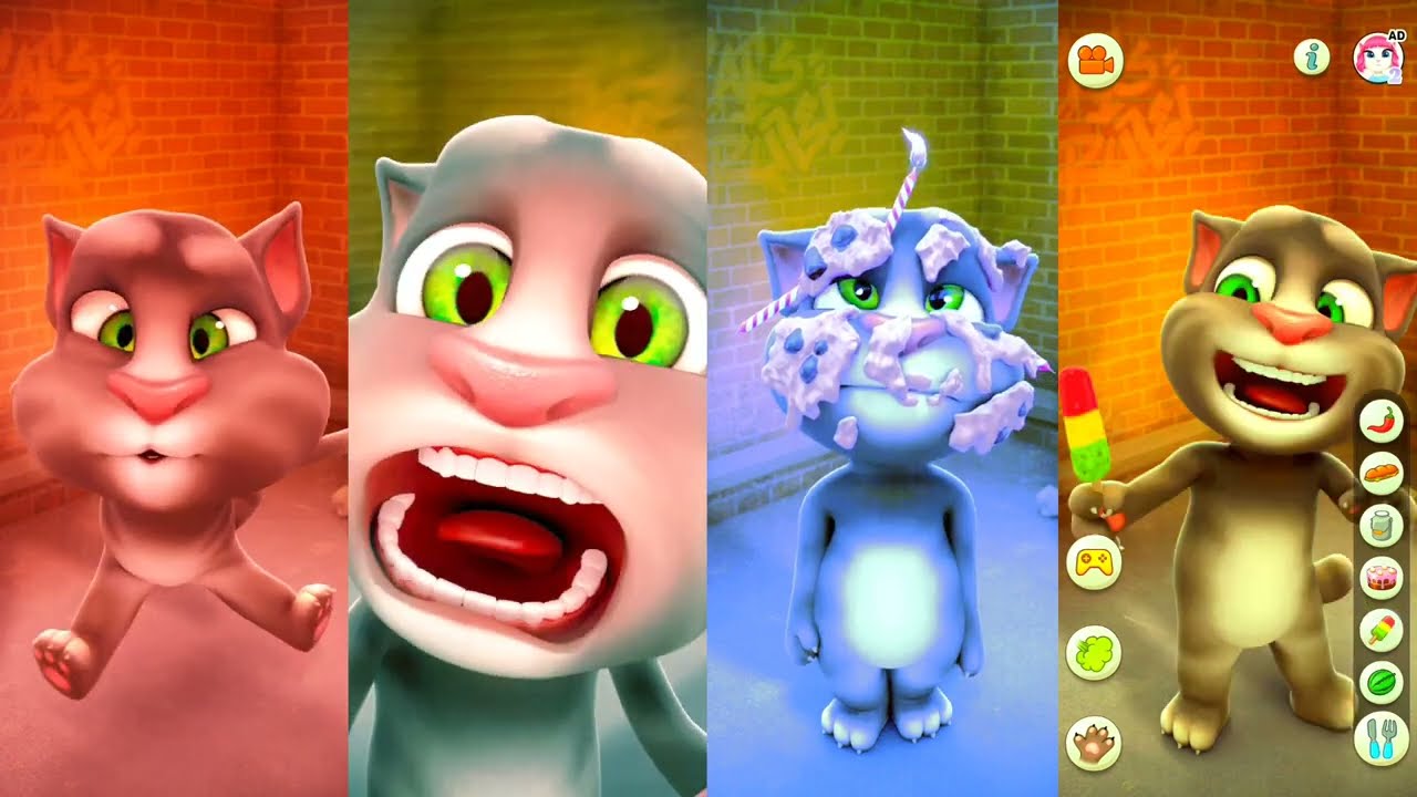 Talking Tom Funny Gameplay Ep781