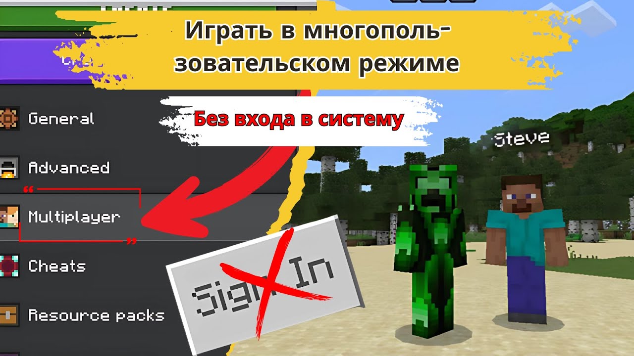 Как играть в многопользовательском режиме Minecraft без входа в систему (учетная запись не нужна!)