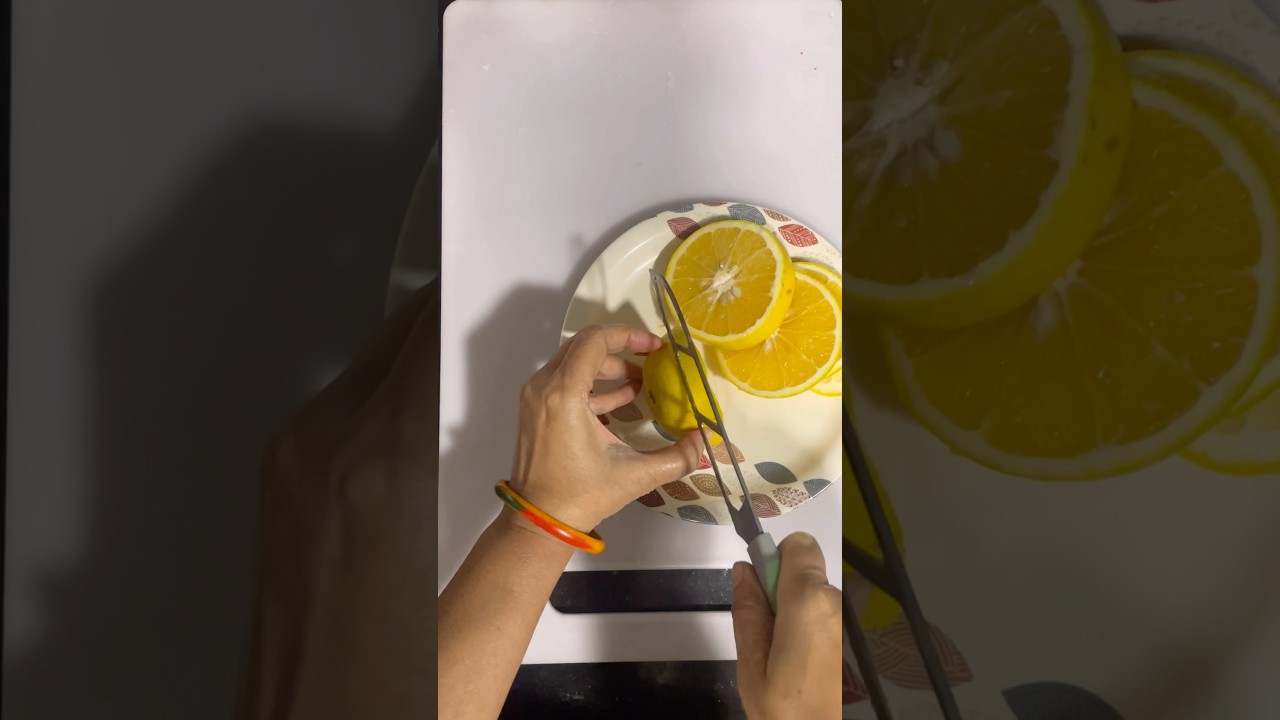 How to cut Sweet lemon fruit 