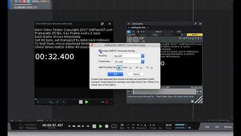 PreSonus Studio One technique: dual synchronised video windows with SMPTE timecode display