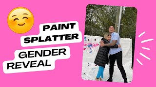 Paint Splash Gender Reveal! 😱🎨💙💗