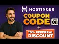 Hostinger Coupon Code 2025 🔥 Black Friday Deal + EXTRA 20% Referral Discount (Auto Applied!)